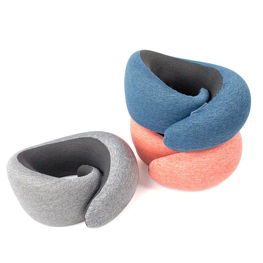 Memory Foam U-Shaped Travel Neck Pillow (Portable)