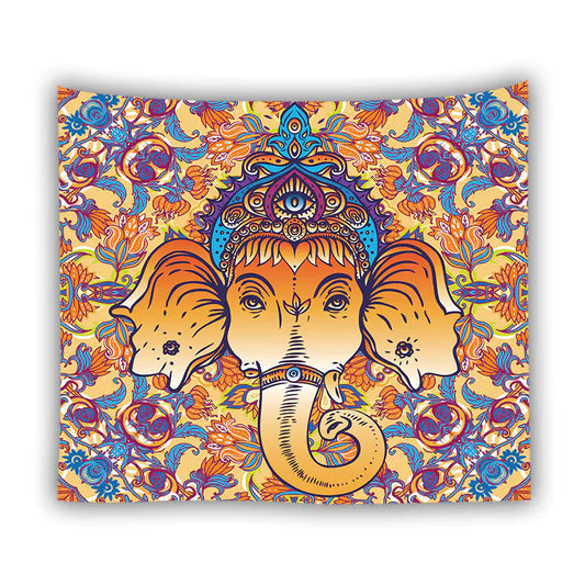 Elephant Pattern Picnic Blanket with Digital Print T220