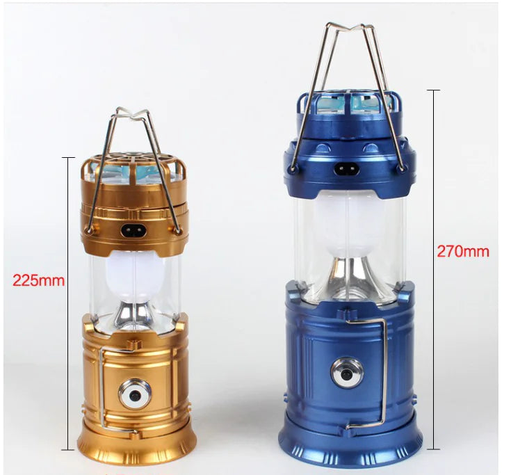 Outdoor Camping Gear: Long-lasting Lantern & Solar Fan
