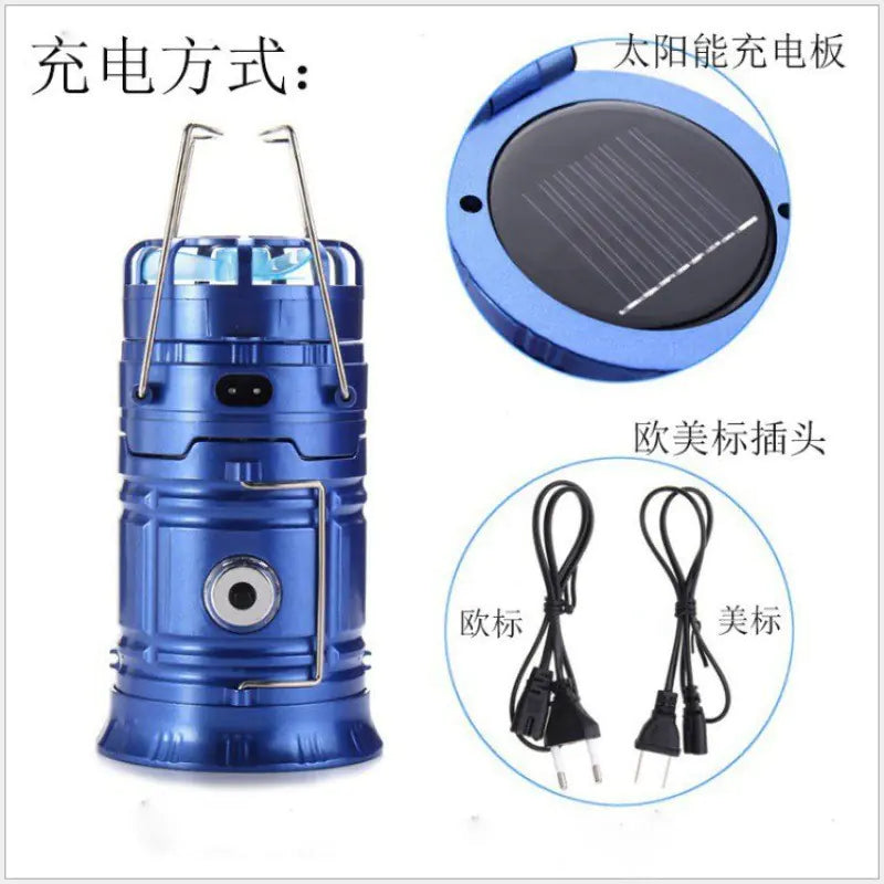 Outdoor Camping Gear: Long-lasting Lantern & Solar Fan